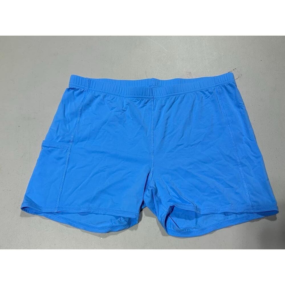 Lilly Pulitzer Luxletic Blue Shorts for Under Dress UPF 50 Size M